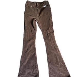 Shein Brown Corduroy Pants Size